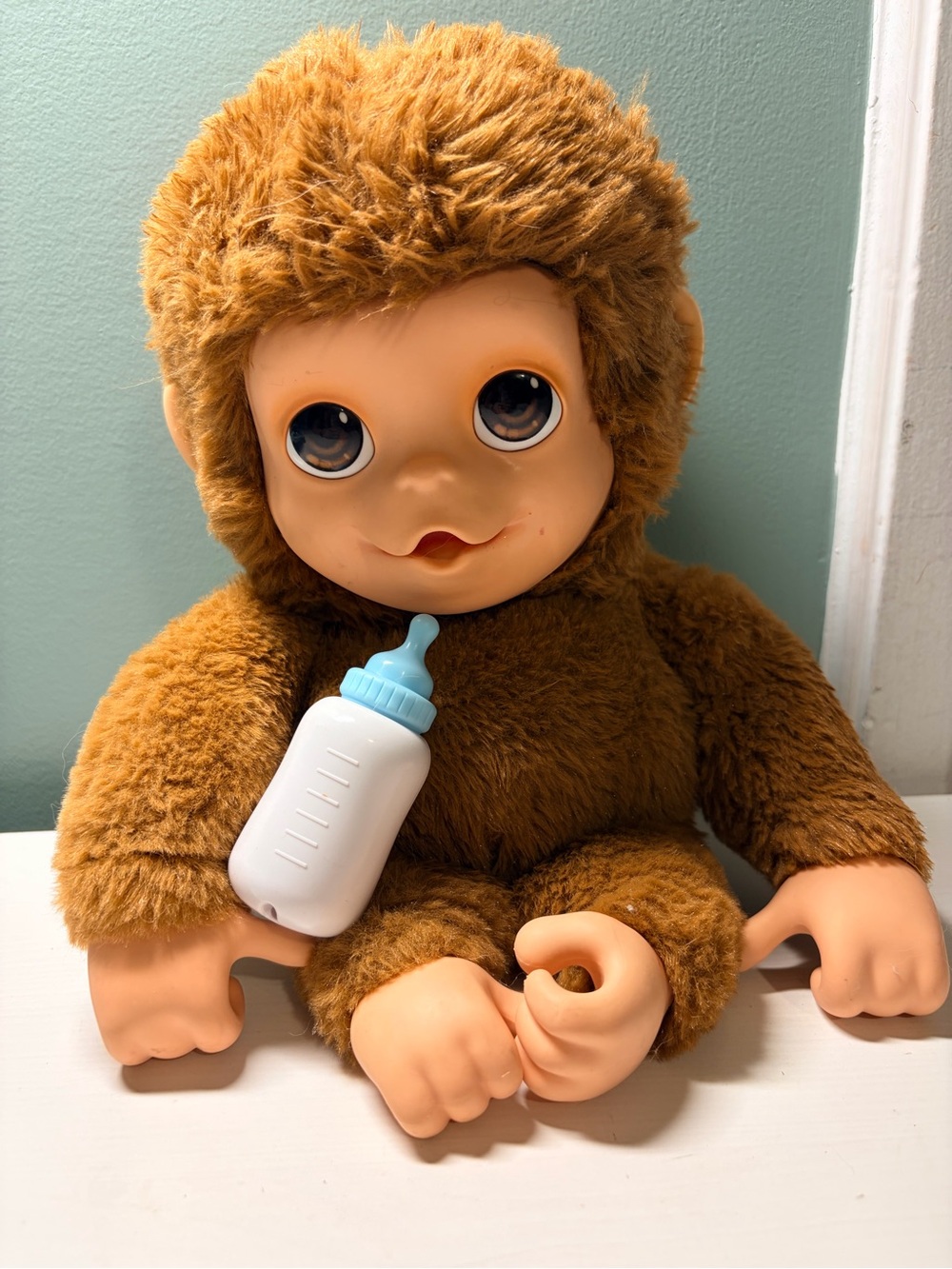 Little Live Pets My Baby Monkey Mango Interactive Toy with Bottle